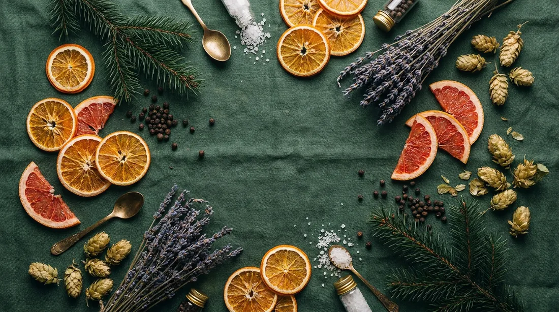 Terpenos aromáticos: limão, pinho, lavanda e pimenta